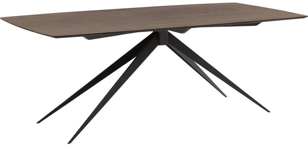 Goossens Excellent Eettafel Uniek, Semi rechthoekig 220 x 100 cm