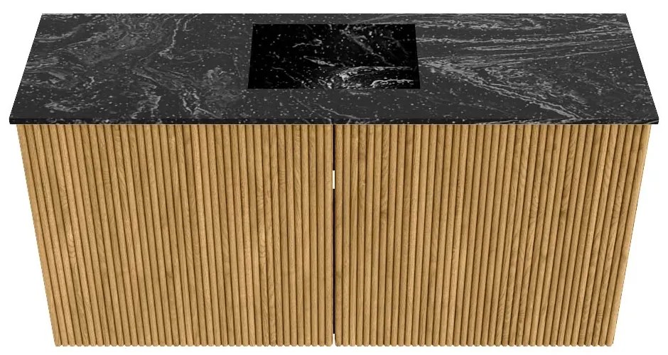 Mondiaz Joya DLux 80cm toiletmeubel oak met wastafel faye midden zonder kraangat lava