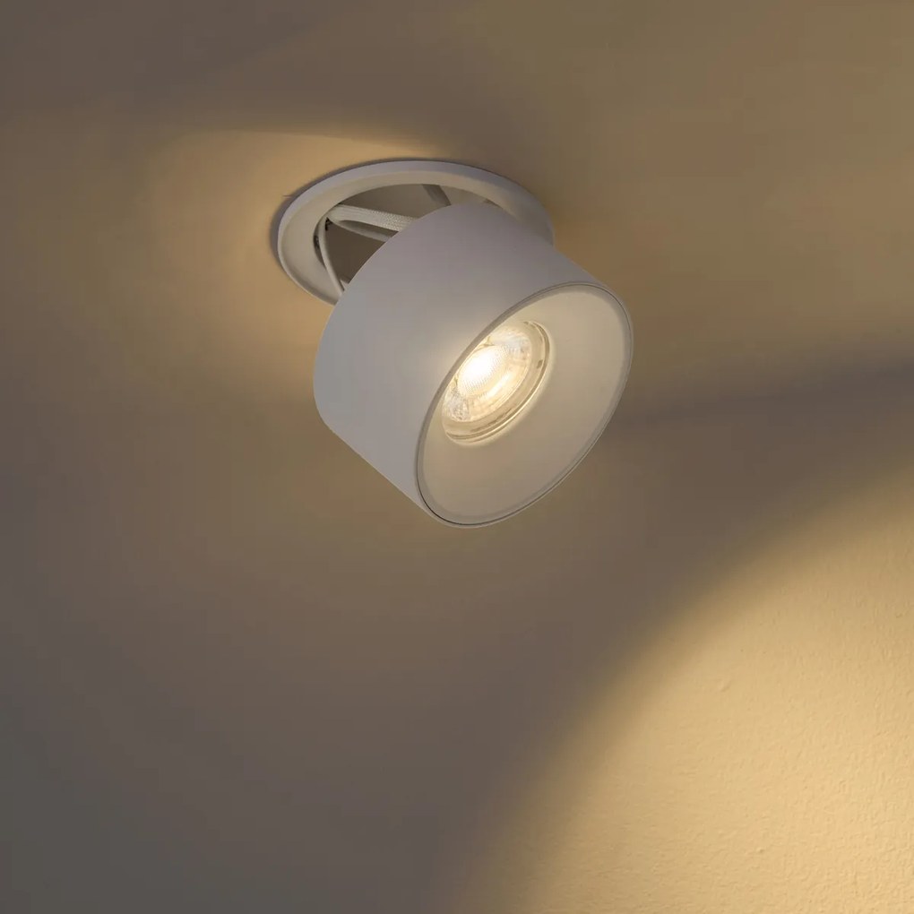 Moderne inbouwspot wit GU10 50mm - Echo