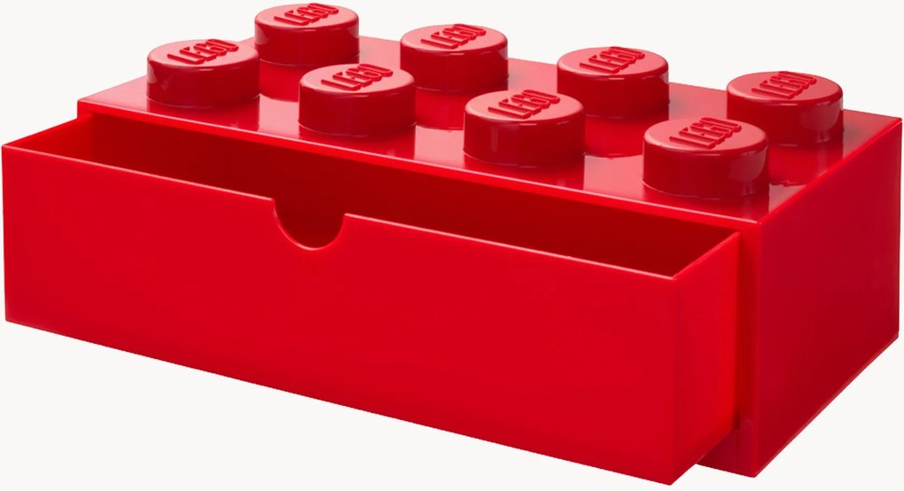 Kinderen LEGO opberglaadje Brick met 8 knoppen