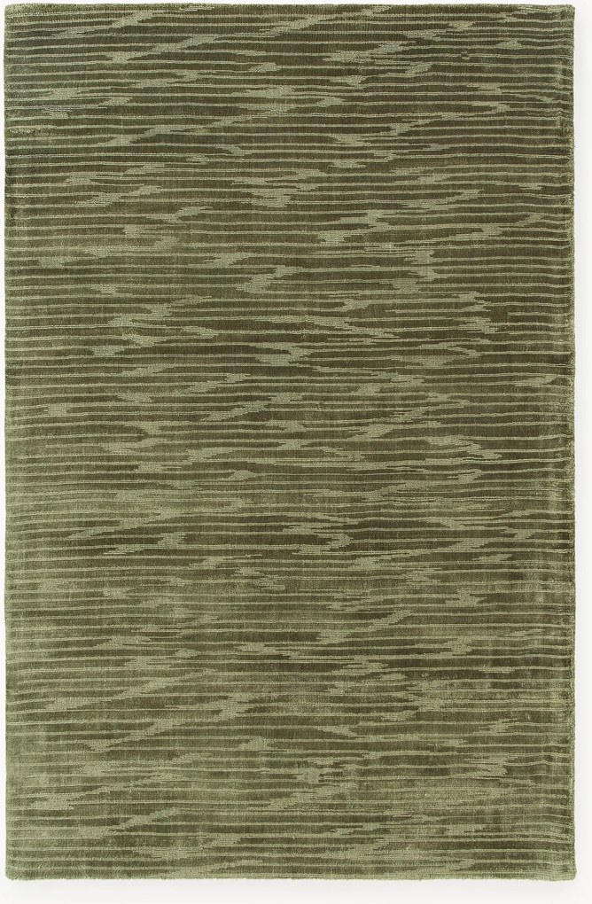 Handgeweven lyocell vloerkleed Oriana