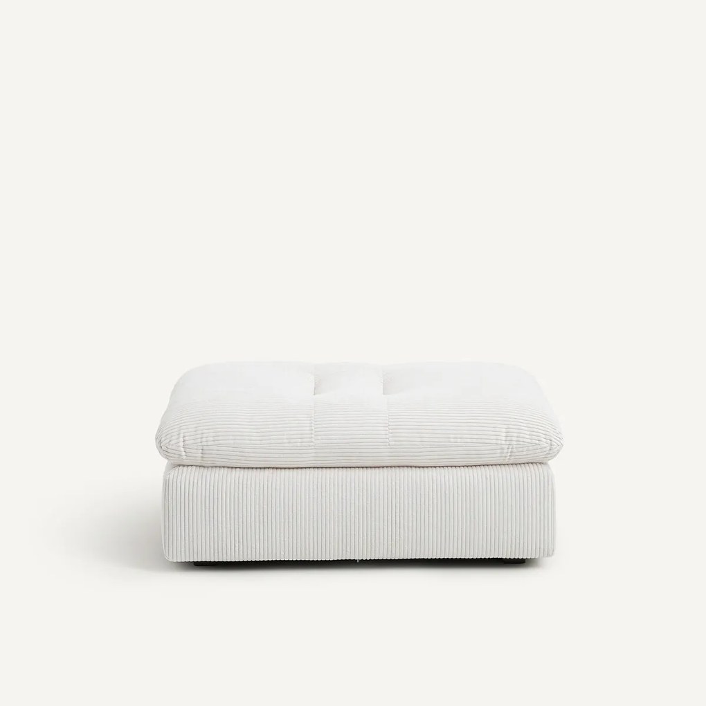 Modulaire voetensteun in geribd polyester, Giuliano