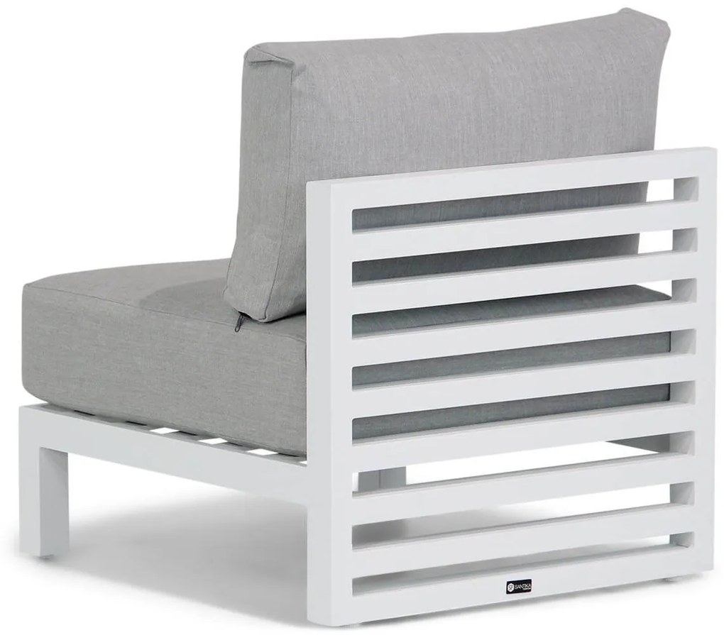 Chaise Loungeset 3 personen Aluminium Wit Santika Furniture Santika Jaya