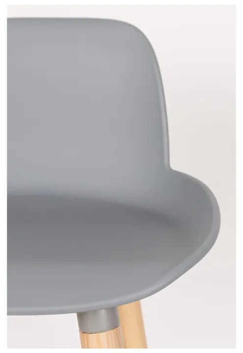 Zuiver Albert Kuip Design Barkruk Lichtgrijs