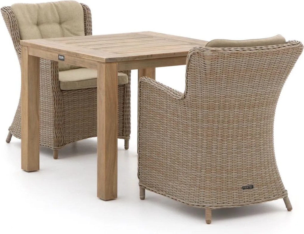 Diningset Intenso  | 2 personen | Tuinset teakhout | 3-delig | Kees Smit Tuinmeubelen