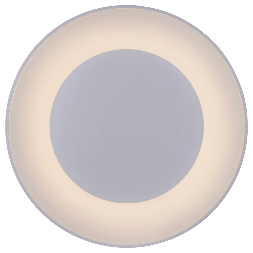 Plafondlamp met dimmer wit incl. LED met afstandsbediening - Meidan Modern rond Binnenverlichting Lamp