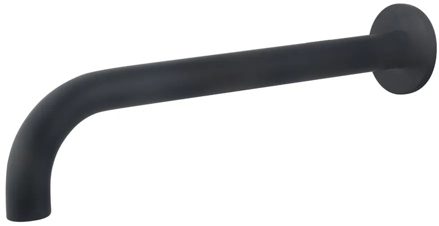 Mueller mat zwarte inbouw uitloop 30cm