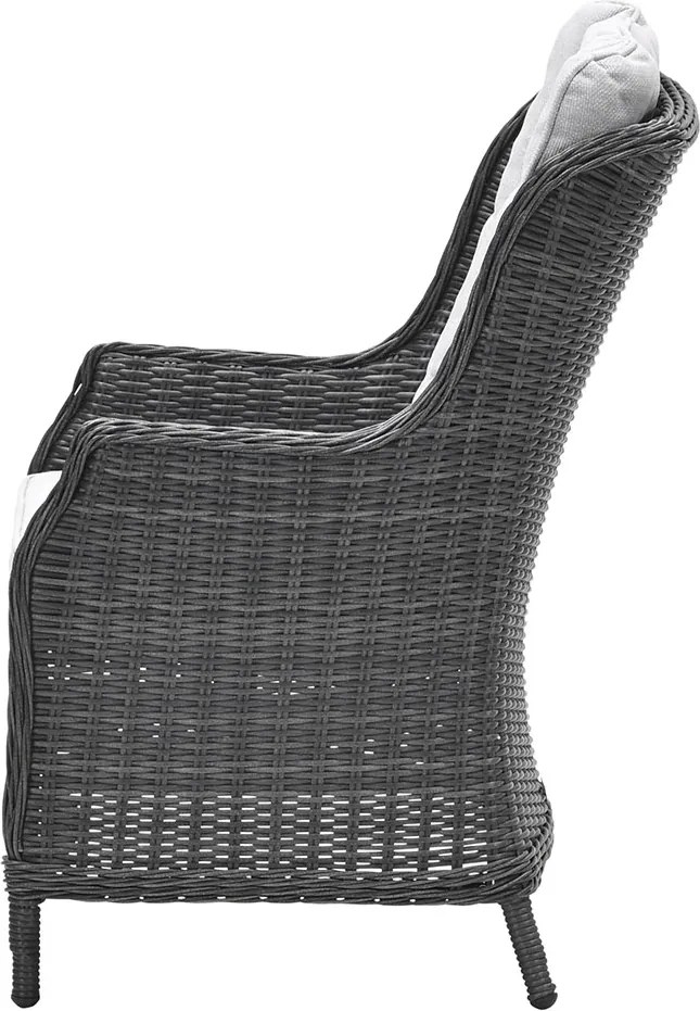 Garden Impressions Marbella tuinset 6-delig earl grey - Tulli tuintafel Ø148 cm