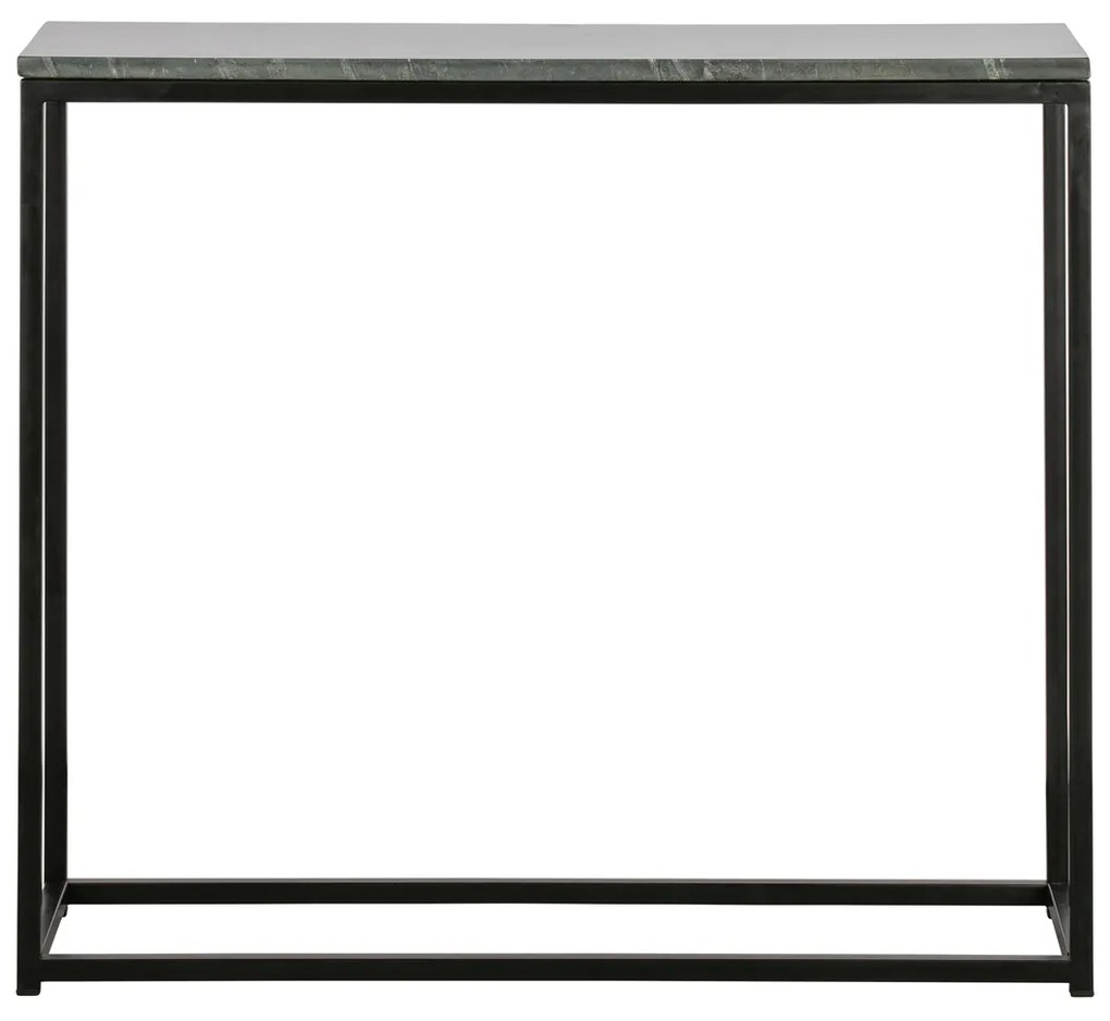 BePureHome Mellow Marmeren Sidetable Zwart - 90 X 30cm.