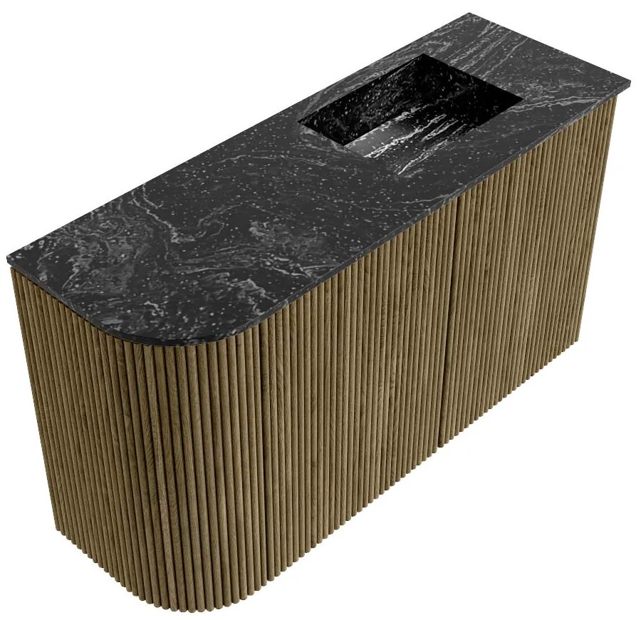 Mondiaz Joya DLux 70cm toiletmeubel ronding links dusk met wastafel faye rechts zonder kraangat lava