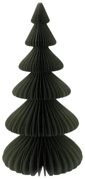 Kerstboom uitvouwbaar, papier, groot, donkergroen, 30 cm