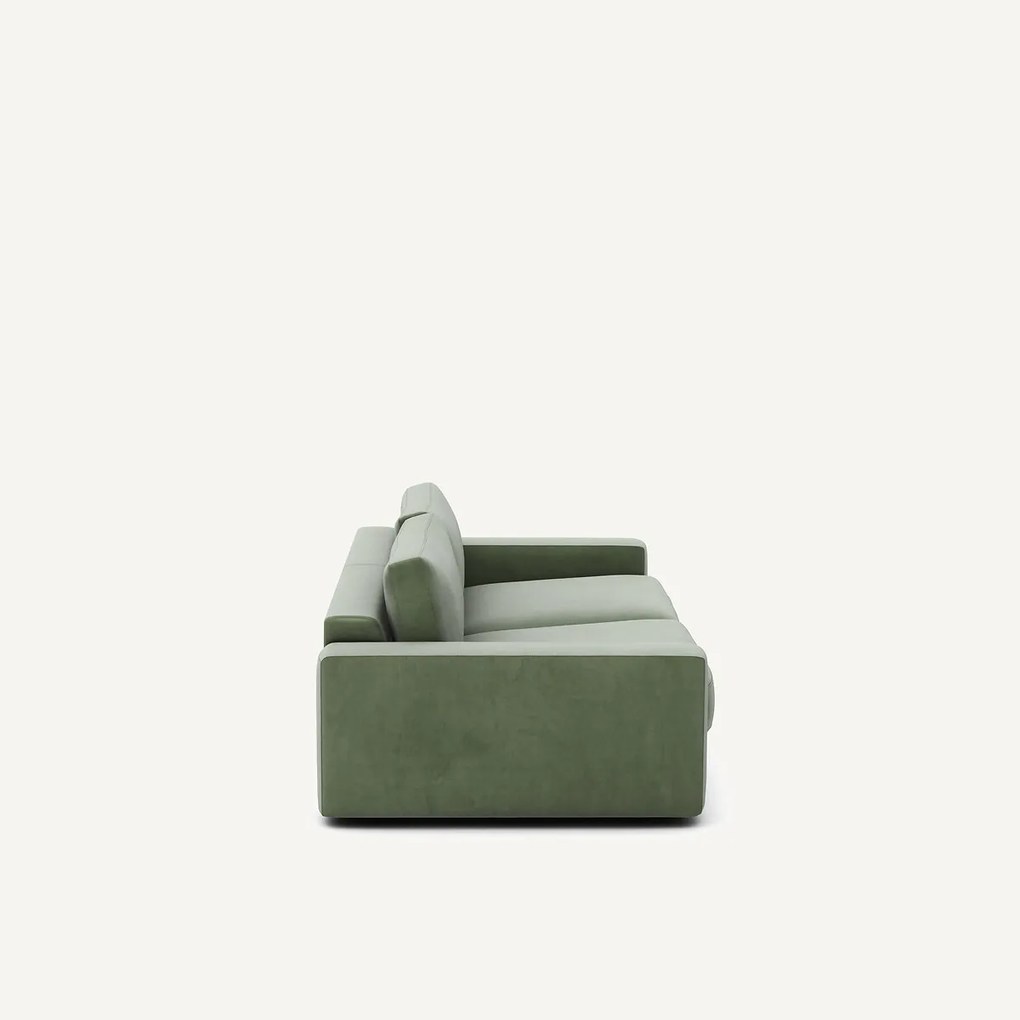 Omvormbare bank in fluweel, Skander