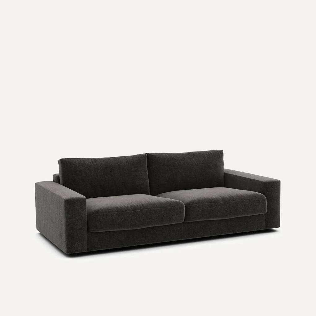 Slaapbank in chenille fluweel, Skander