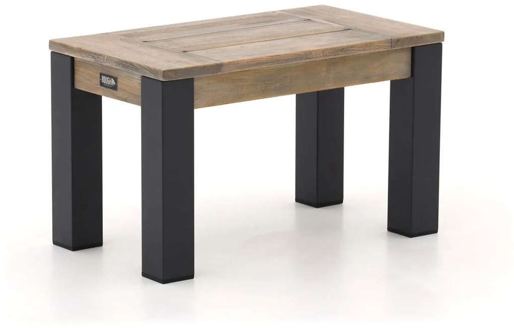 Picknickbank ROUGH  | Teakhout | 1 persoon | Tuinbank Grijs/Old Teak Greywash | 75cm | Kees Smit Tuinmeubelen