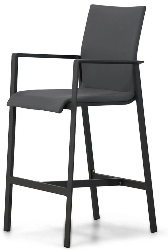 Barset 4 personen Aluminium/textileen Grijs Lifestyle Garden Furniture Rome/Brandon