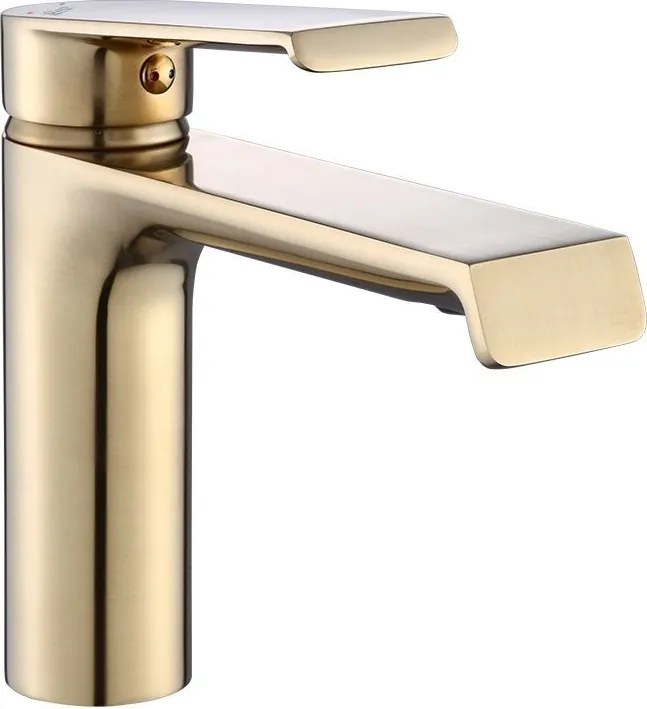 Wastafelkraan Rea Hass Gold Brush Low
