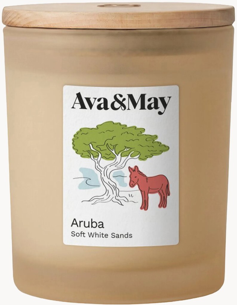 Geurkaars Aruba (lychee, magnolia & vanille)