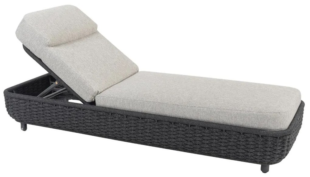 4 Seasons Outdoor Lido sunbed antraciet SALE Ligbed antraciet weerbestendig