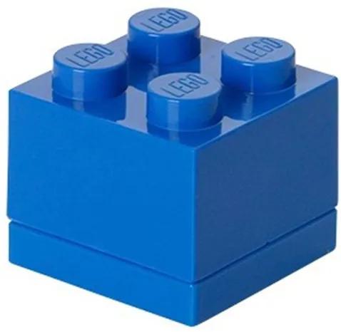 LEGO Opbergbox: mini brick 4 blauw