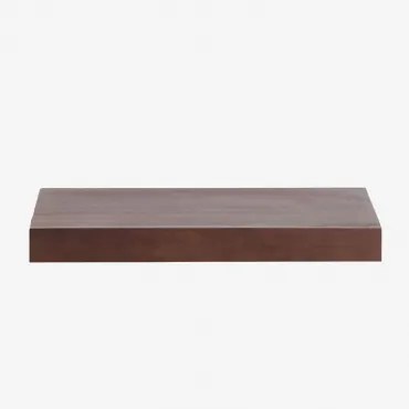 Venetian Zwevend Badkamermeubelset Van Teakhout Donker Teakhout & Zonder Wastafel & ↔︎ 60 Cm - Sklum