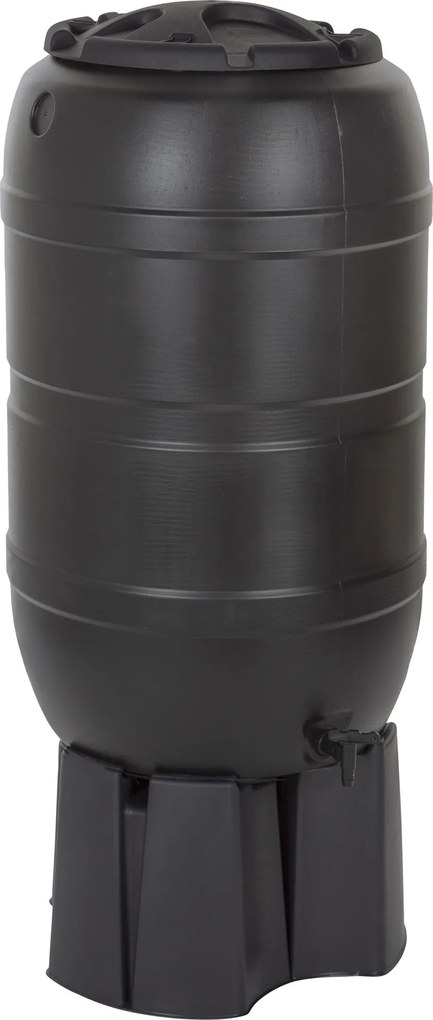 Practo Garden Regenton Classic Zwart - Met accessoires - 210 L