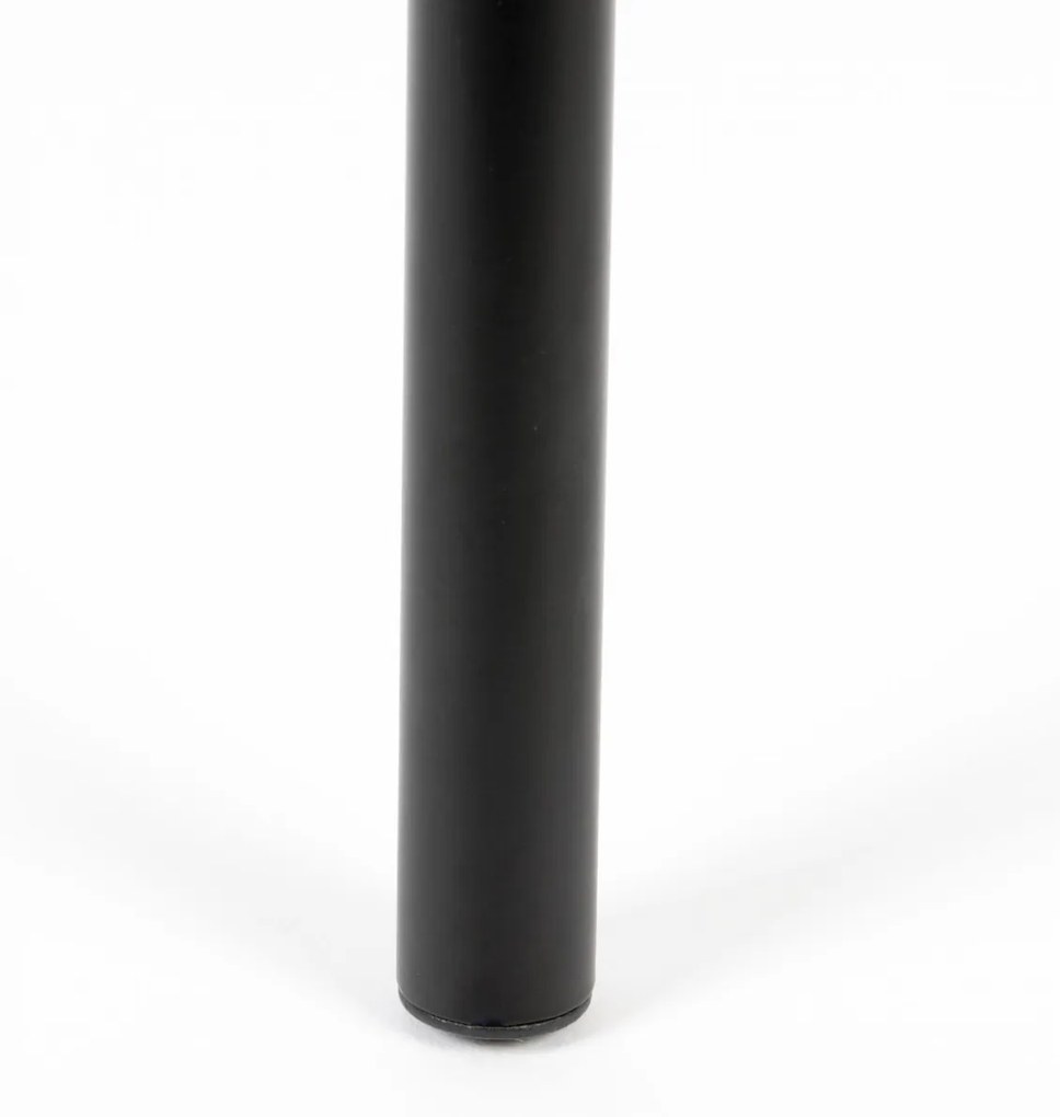 Zuiver Jort Retro Stoel Met Rotan Zwart