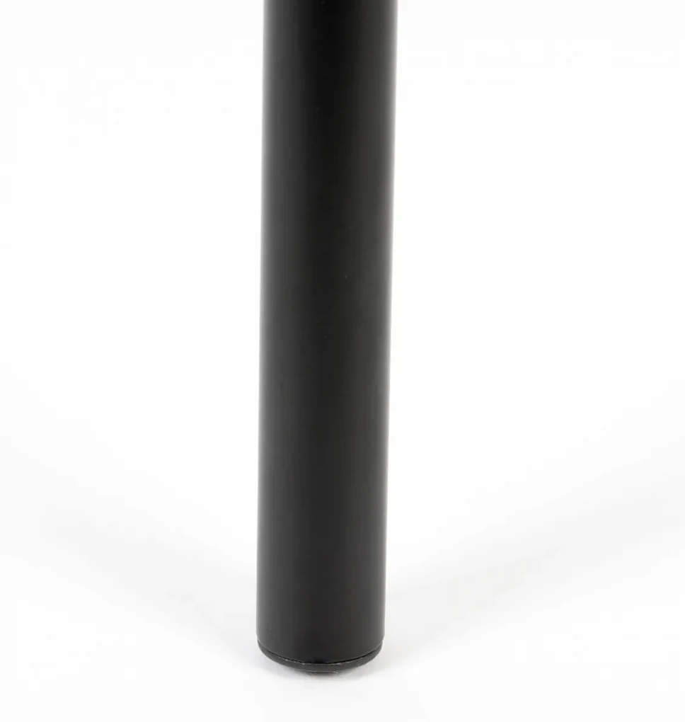 Zuiver Jort Retro Stoel Met Rotan Zwart