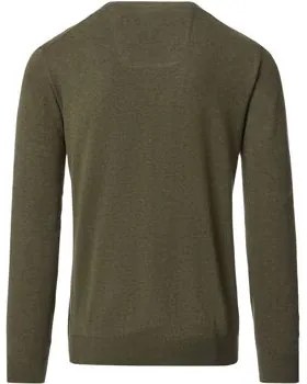 Sweater Groen Casa Moda  Pullover Olijfgroen