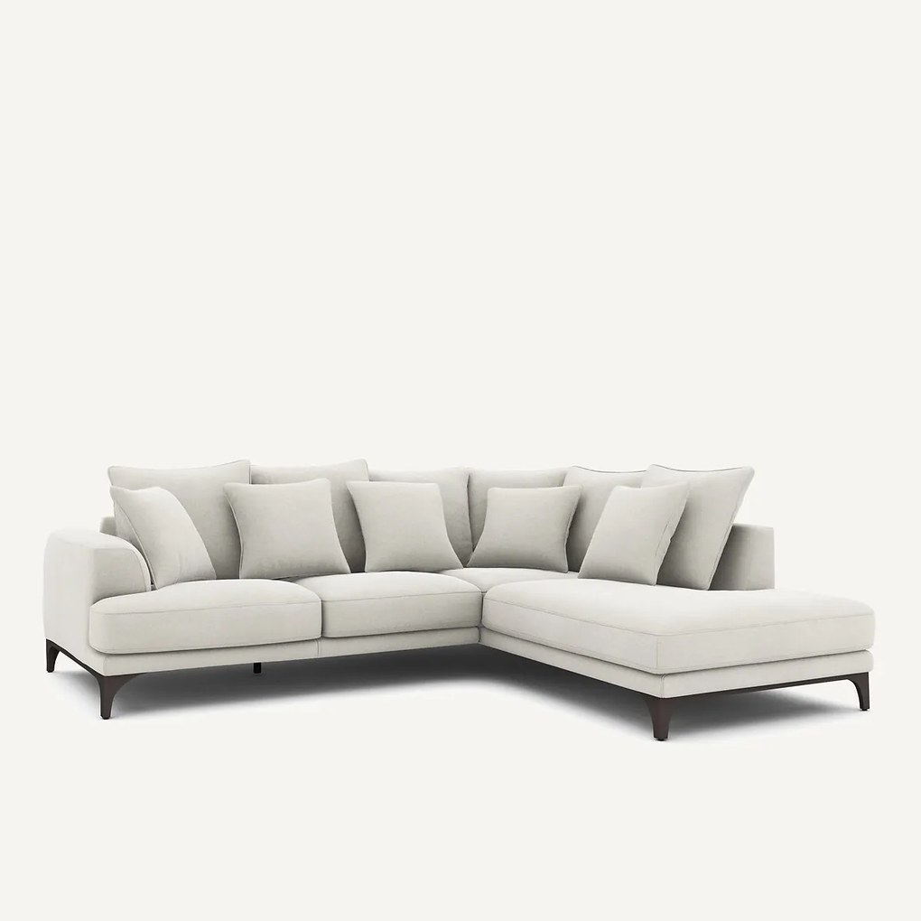 Fluwelen linnen hoekbank, ARMENTO