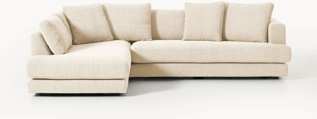 Bouclé hoekbank Tribeca