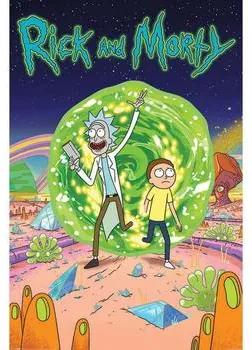 Posters Multicolour Rick And Morty  Taille unique