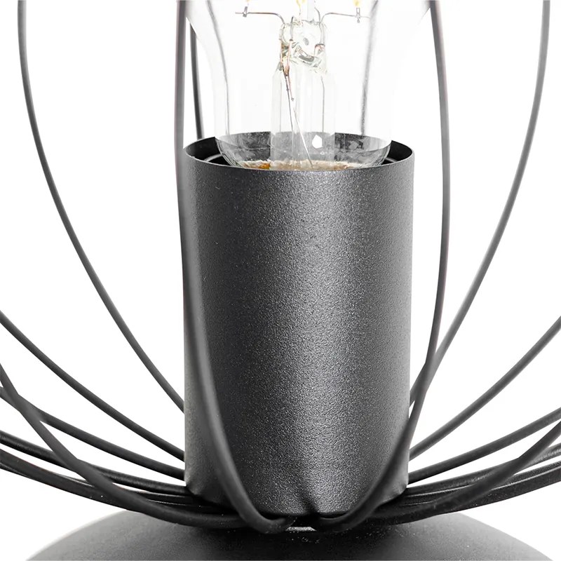 Industriële tafellamp zwart - Margarita Design E27 rond Binnenverlichting Lamp