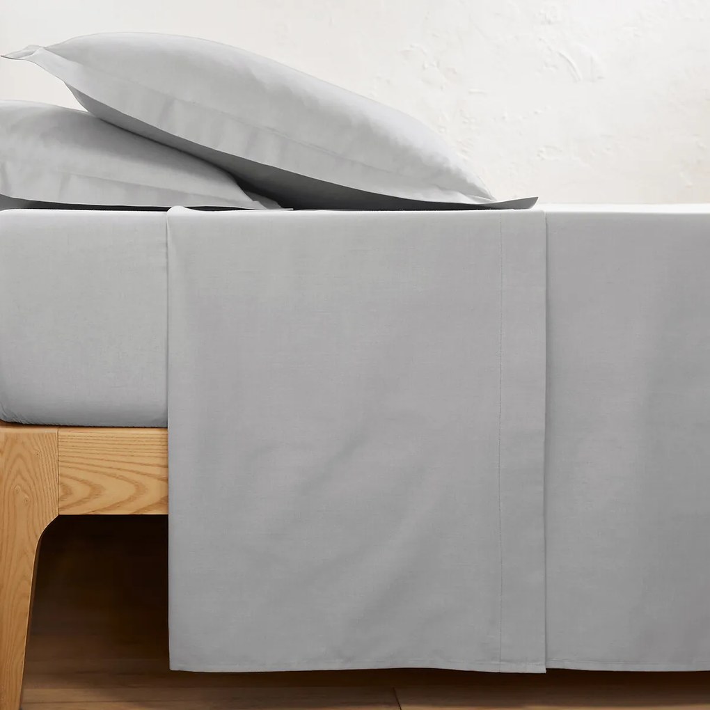 Effen plat laken in tergal, Scenario