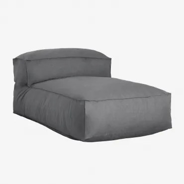 Tuin Ligstoel Van Dojans-stof Gris Granito - Sklum