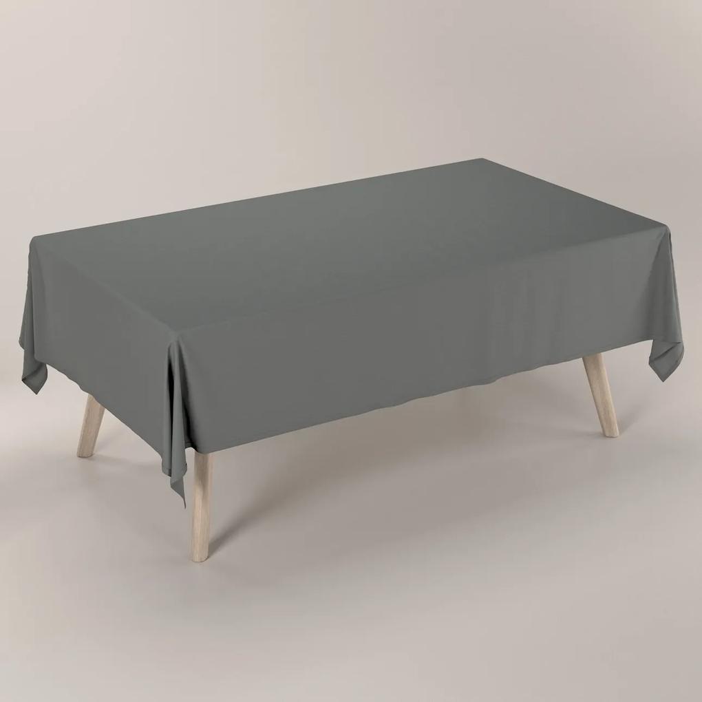 Dekoria Rechthoekig tafelkleed, grijs, 130 x 160 cm