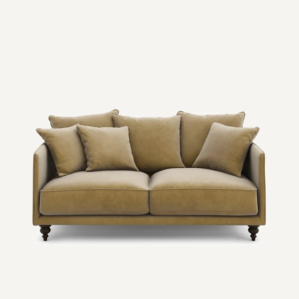 3-zits compacte fluwelen zetel, Lazare