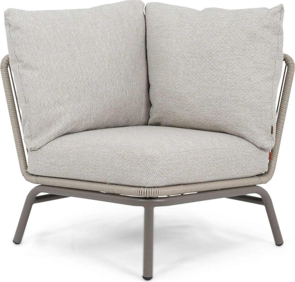 Hoek loungeset 5 personen Rope Taupe  Coco Livo