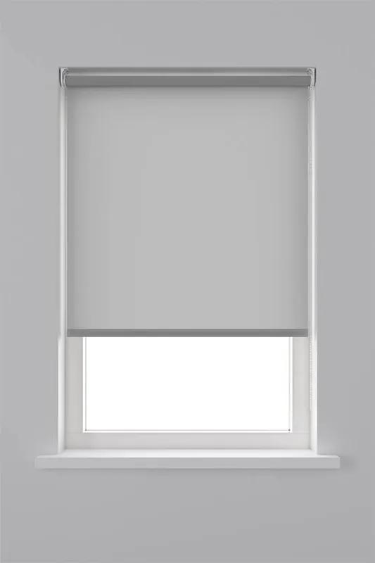 Decosol Rolgordijn Lichtdoorlatend - Licht Grijs 150 x 190 cm