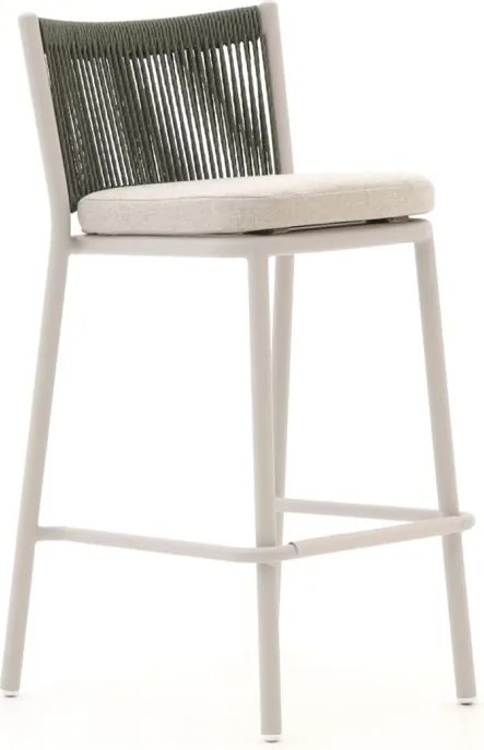 Barkruk tuin | Manifesto  Idro | Wicker (vlechtwerk) | Groen | Tuinstoel | Stapelbaar | Kees Smit Tuinmeubelen