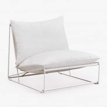 Centraal Module Voor Modulaire Tuinbank Amaro Gardenia Wit - Sklum