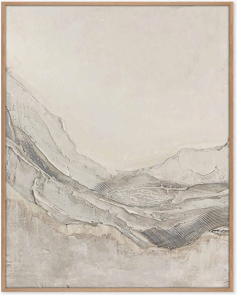 Handgeschilderd ingelijst canvas Horizon