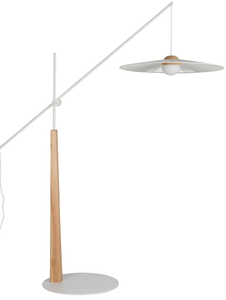 Zuiver Belle Beige Design Vloerlamp Verstelbaar Eiken Wit