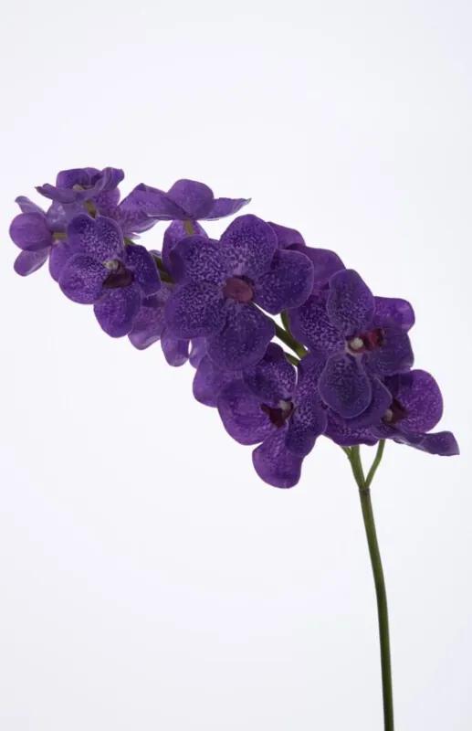 Orchidee Vanda - zijden bloem - paars - topkwaliteit