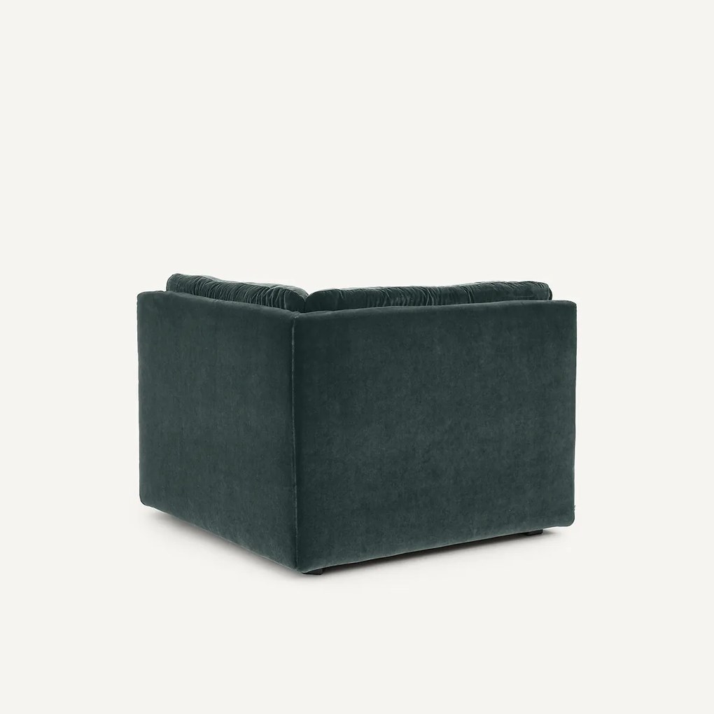 Modulaire 90° hoek in fluweel, GIULIANO