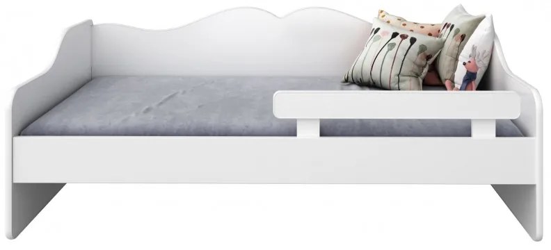Peuter Wit grijs Eenpersoonsbed Monaco - Voor kinderen Kinderen Peuter Junior 5059914026038 Children's Beds Home, 160x80, Geen, Geen Children's Beds H
