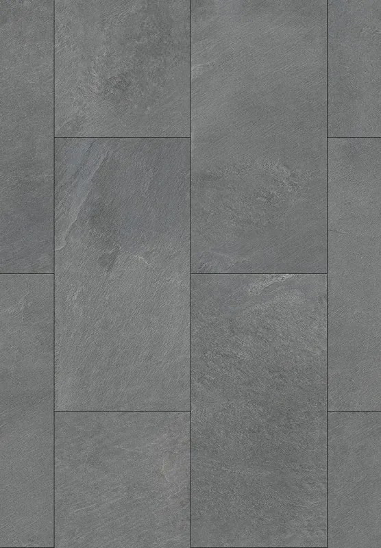 Mexen Grey Dark vinylpanelen 610 x 305 mm LVT Dryback 2,5 mm, PVC onderlaag, 4 V-groef, Steen - F1459-0610-305-255-4V1-01