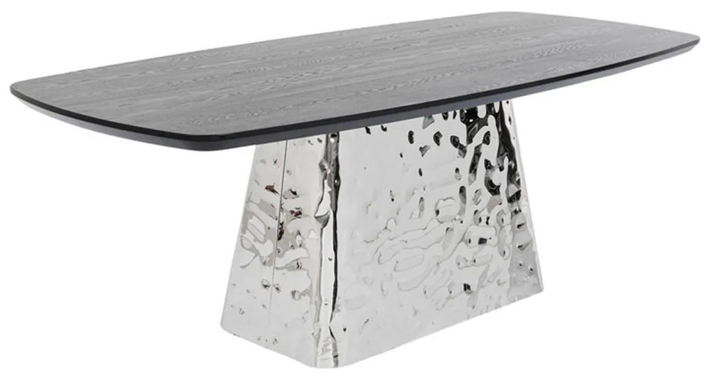Kare Design Caldera Eettafel Van Chroom - 220 X 110cm.