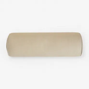 Cilinderkussen 15x50 Cm In Somalia-stof Tapioca Beige - Sklum