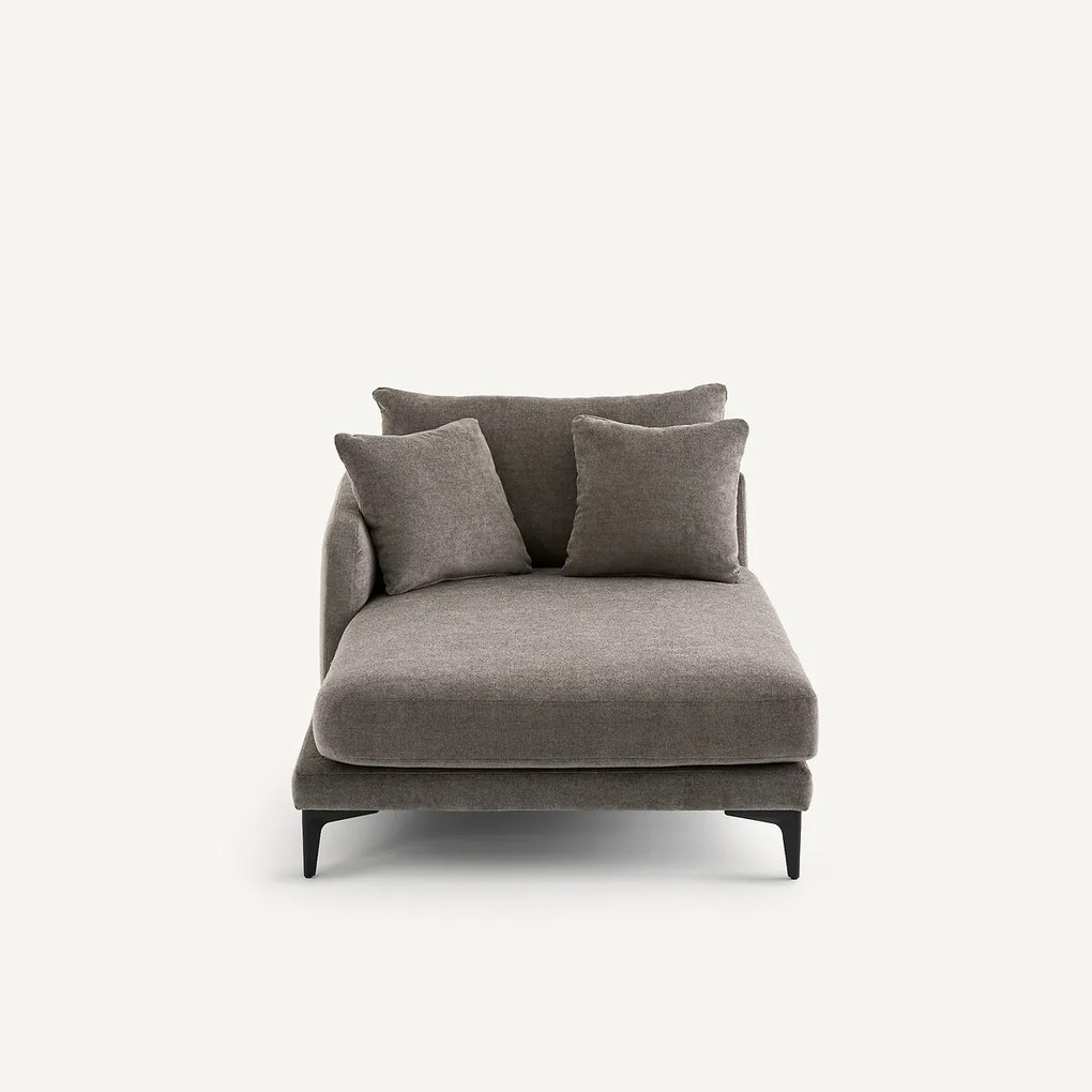Longchair van polyestermix, MODERNISTE, ontwerp Emmanuel Gallina