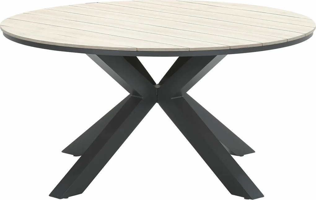 Garden Impressions Tulli tuintafel Ø148 cm - licht bruin